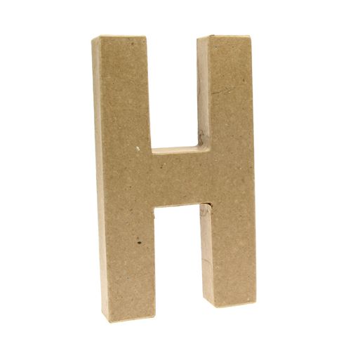 Image of Large Kraft Letter - H