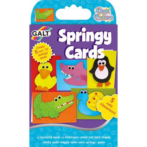 Image of Galt Springy Cards Activity Pack