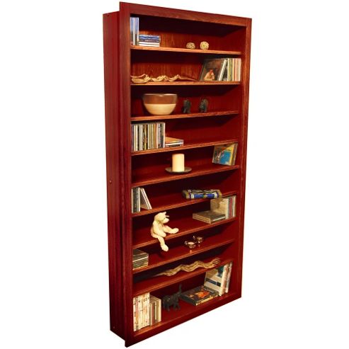 Image of Techstyle Large Cd / Dvd / Video Storage Shelves - Walnut
