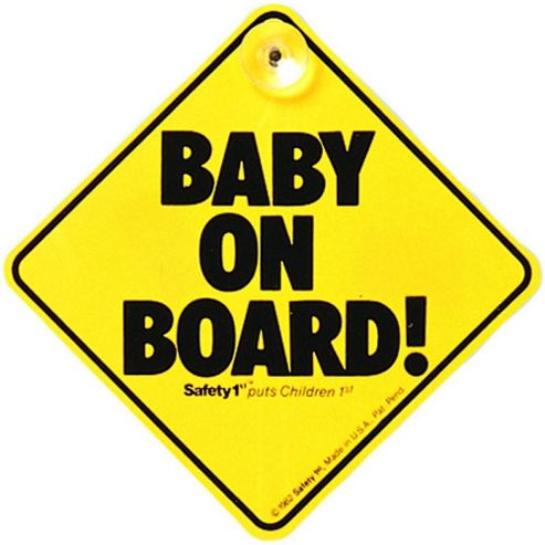 Image of Safety 1st Baby On Board Sign