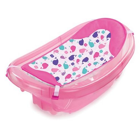 Image of Summer Infant Sparkle And Splash Newborn To Toddler Bath Tub (pink)