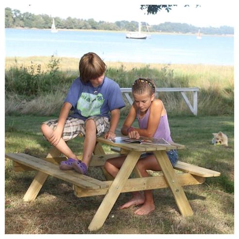 Image of Kids Picnic Table. Seats 4-6 Children