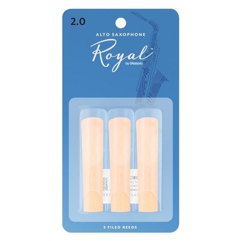 Image of Rico Royal 2 Alto Sax Reeds (x3)