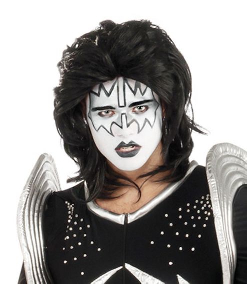 Image of Rubies Fancy Dress - Kiss - The Spaceman (ace Frehley/tommy Thayer) Wig - Adult One Size
