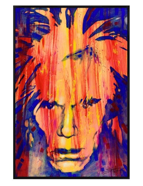 Image of Fishwick Gloss Black Framed Andy Poster