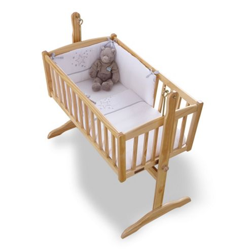 Image of Clair De Lune Stardust Rocking Crib Bedding Set - Cream