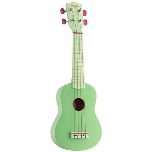 Image of Stagg Soprano Ukulele Inc Bag - Green