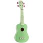 Stagg USGRASS Soprano Ukulele with Carry Case - Green