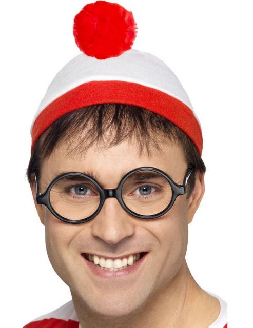 Image of Where's Wally Hat & Glasses