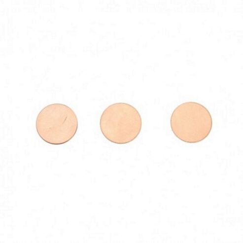Image of Copper Blank Round 14mm No Hole 3pcs