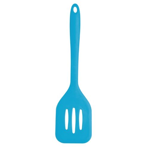 Image of Kitchencraft Colourworks Silicone Slotted Turner, Blue