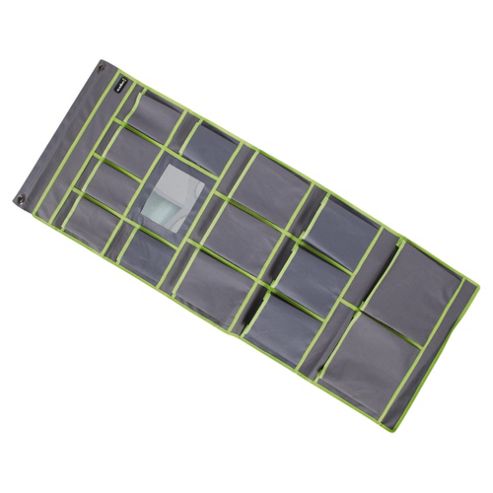 Image of Summit Compact Hanging Tent Organiser With 14 Pockets & Mirror