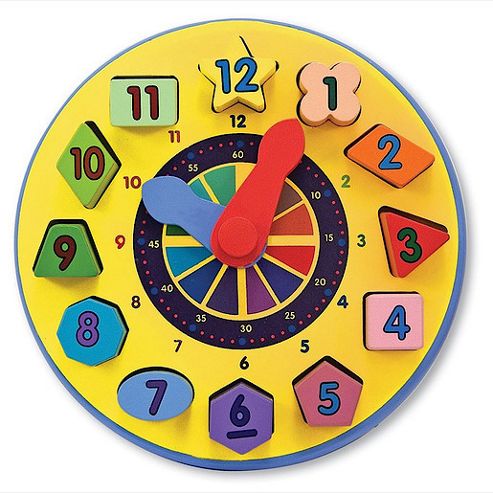 Image of Melissa & Doug - Shape Sorting Clock