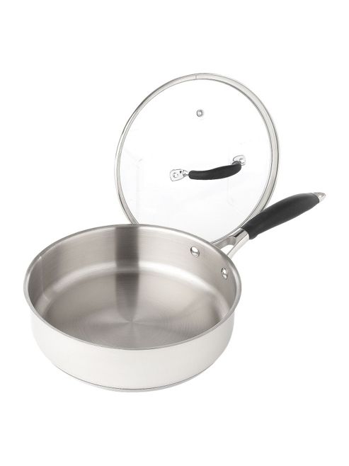 Image of Linea Cook 24cm Sautepan In Silver