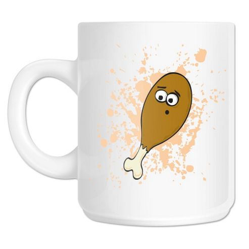 Image of Yummy Chums Drumstick 10oz Ceramic Mug