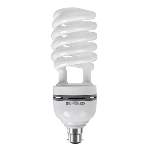 Image of Minisun 65w Bc B22 Energy Saving Daylight Spiral Bulb 6500k