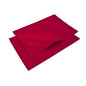 Blue Canyon Plain Festive Placemat Set - Red