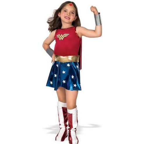 Image of Rubies Fancy Dress - Child Wonder Woman Costume - Uk Size Small 3-4 Years