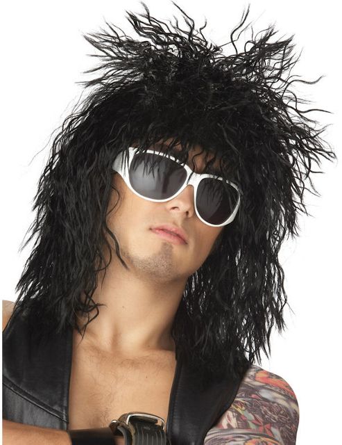 Image of Rockin' Dude Black Wig