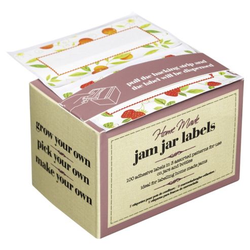 Image of Kitchencraft Self-adhesive Jam Jar/preserving Labels - Pack Of 100