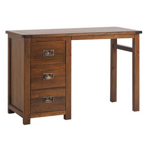 Image of Core Products Boston Bt218 Walnut 3 Drawer Dressing Table