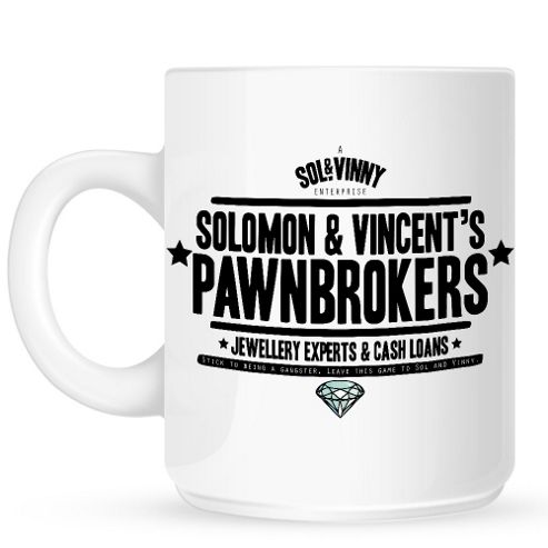 Image of Solomon & Vincent's Pawnbrokers 10oz Ceramic Mug