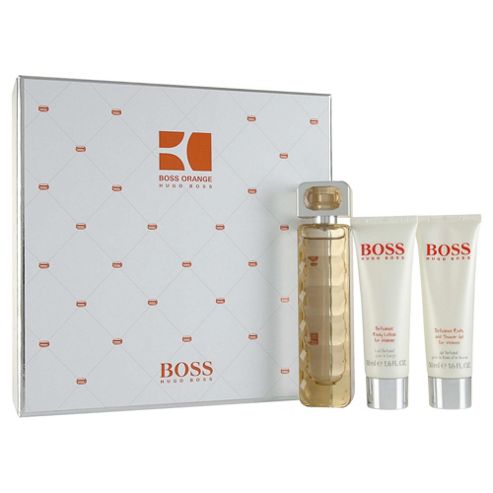 Image of Hugo Orange Eau De Toilette 50ml & Body Lotion 50ml & Shower Gel 50ml