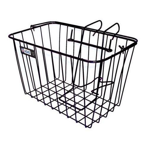 Image of Adie Front Wire Basket In Black - Standard