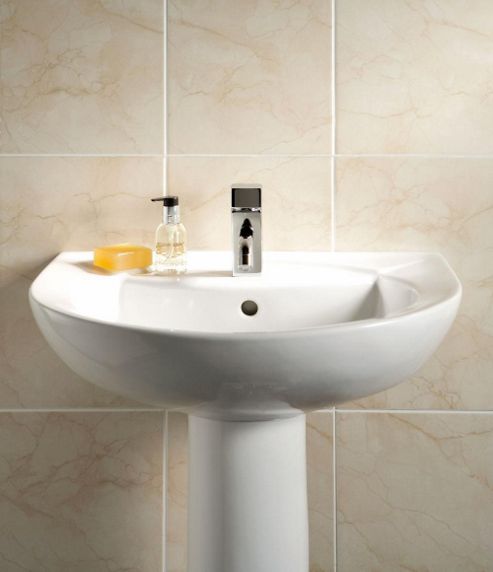 Image of Elgin Marbles Crema Marfil Ceramic Wall Tile 248x398mm Box Of 10 (0.99 M-- / Box)