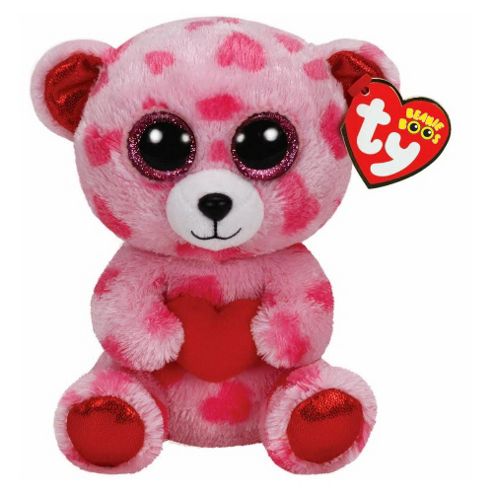 Image of Ty Beanie Boo Plush - Sweetikins The Valentines Bear