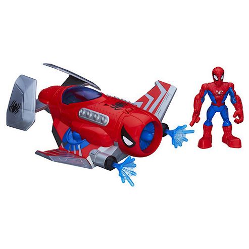 Image of Playskool Super Hero Adventures - Spider Strike Plane