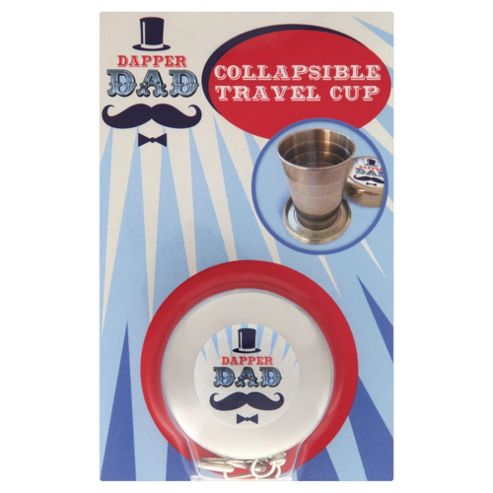 Image of Dapper Dad Collapsible Stainless Steel Shot Glass
