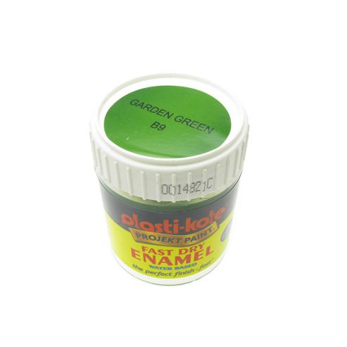 Image of Plasti-kote Brush On Water Based Enamel - Garden Green 59ml