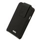 Tortoise™ Genuine Leather Flip Case HTC One X Black