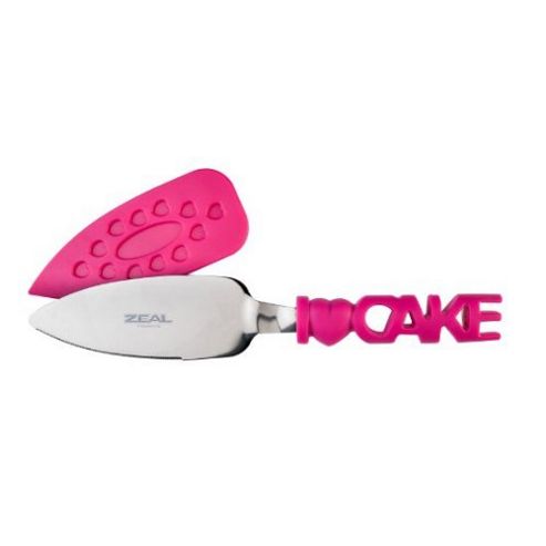 Image of "super Slicing Cake Server Mixed Colours (lime,red,pink,purple)"