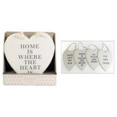 Vintage Heart word plaque
