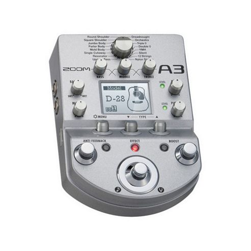 Image of Zoom A3 Multi Effects Acoustic Guitar Pedal