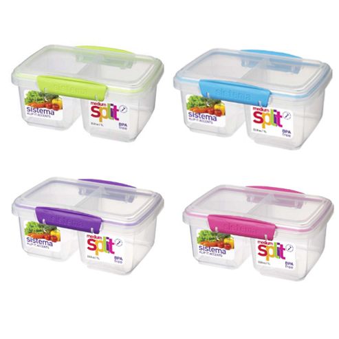 Image of Sistema Accents Medium Split Tub - 850ml