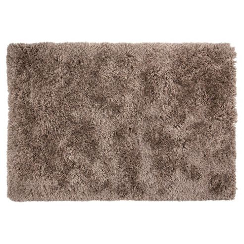 Image of Super Shaggy Rug Brown, 100 X 150cm