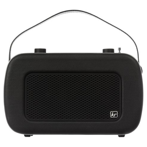 Image of Kitsound Jive Retro Dab/fm Radio, Black