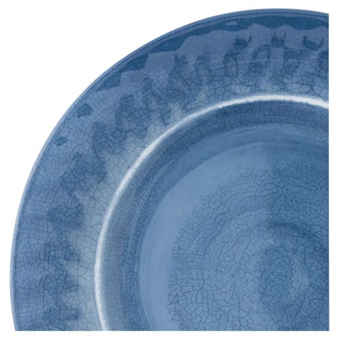 blue dinner sets tesco