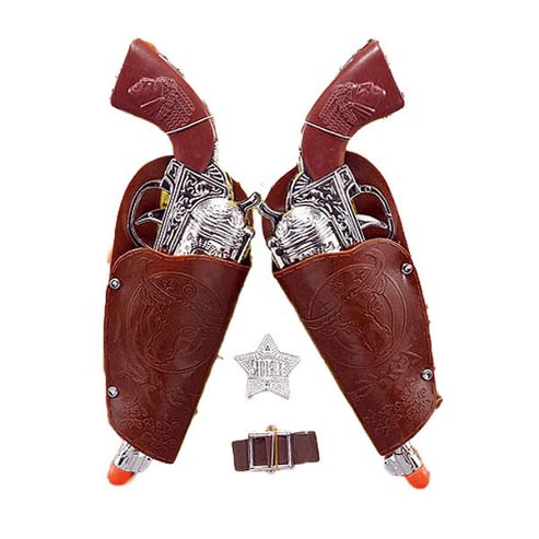 Image of Child's Toy Cowboy Gun & Holster Set