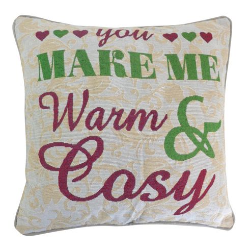 Image of Country Club Tapestry Scatter Cushion With Inner, Warm & Cosy