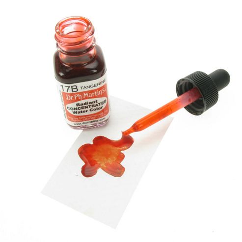 Image of Dr. Ph. Martin's Radiant Concentrated Watercolours - Tangerine