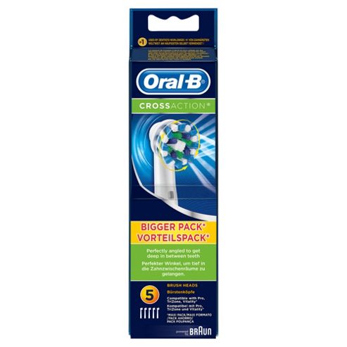 Image of Oral B Power Crossaction 5 Pack Refills