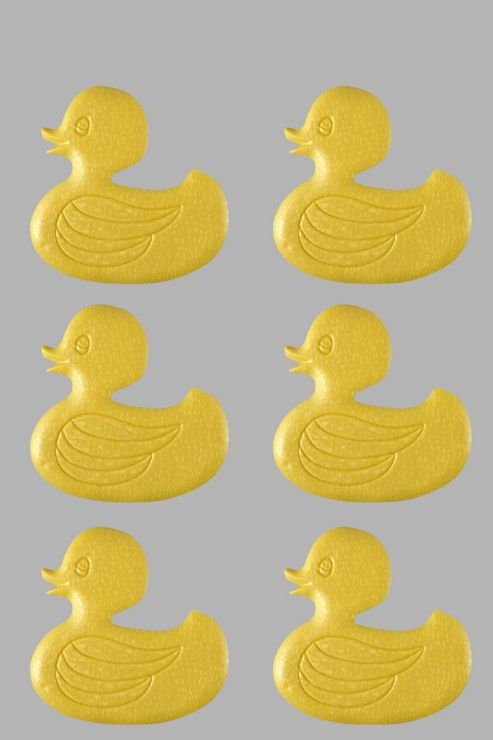 Image of Mainstream By Aqualona Duck Aquasplats Bath Treads (pack Of 6)