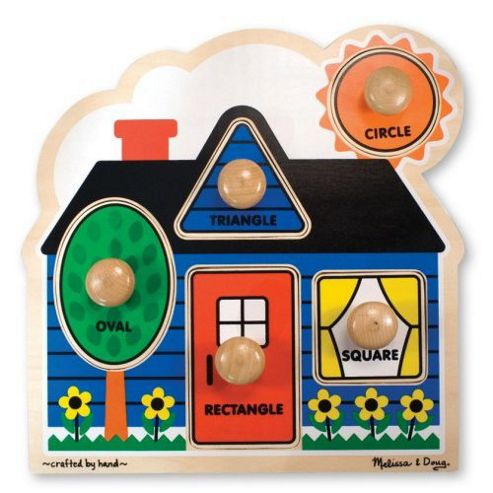 Image of First Shapes Large Peg Puzzle