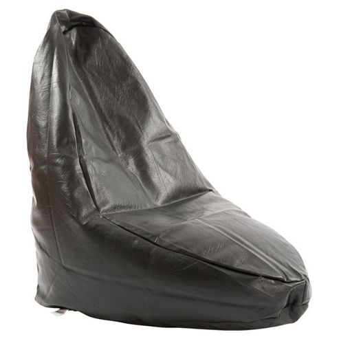 Image of Kaikoo Slob Chair - Leather Black