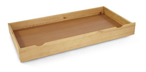 Image of Universal Cot Bed Rollaway Storage Under Drawer - Pine