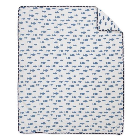 Image of Mothercare Whale Bay Fleece Blanket